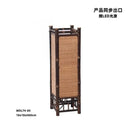 Axyaa Bamboo Curtain Floor Lamp LED Art Decor for Living Room Teahouse Office