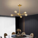 Axyaa Crystal Chandelier: Modern Luxury Pendant Lights for Home Decor