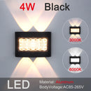 Axyaa Outdoor LED Wall Light, Aluminum and Plastic, IP65 Waterproof, Indoor & Outdoor Sconces