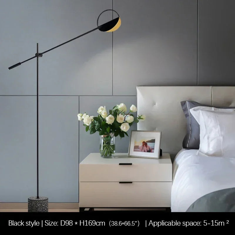 Axyaa Nordic LED Floor Lamp for Stylish Living Spaces