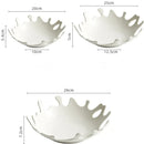 Axyaa Ceramic Coral Tableware for Salads, Desserts, and Fruits
