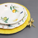 Axyaa Ceramic Steak Plate: Western Dining Breakfast Nordic Creative Features