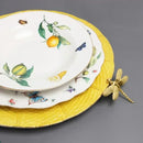 Axyaa Ceramic Steak Plate: European Style Dining Plate for Home Breakfast - Nordic Design