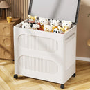 Axyaa 60cm Foldable Toy Chest & Rolling Storage Box with Wheels