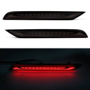 Axyaa LED Rear Bumper Reflector Lights with Running Brake and Dynamic Turn Signals