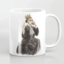 Axyaa RBG Dissent Queen Mug - Double-Sided Personality Tea Coffee Cup
