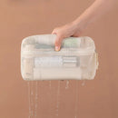 Axyaa Mesh Storage Bag: Portable, Quick Drying Skincare & Makeup Organizer