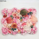 Axyaa Silk Floral Wedding Decor Petal Flower Wall Party Backdrop Display