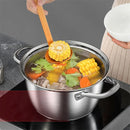 Axya 304 Stainless Steel Steamer & Soup Pot for Gas Induction Cookers