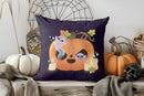 Axyaa Spooky Cake & BOO-licious Halloween Pillow Cover for Sofa, Bedroom, Car