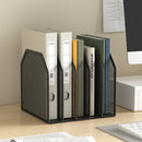 Axyaa Mesh Desktop File Organizer 5 Sections - Office Desk File Sorter