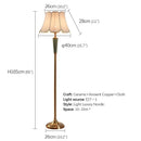 Axyaa Modern Nordic Ceramic LED Floor Lamp for Home Decor