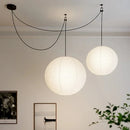 Axyaa Japanese Lantern Style Pendant Light for Modern Home Decor