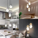 Axyaa Nordic Glass Chandelier LED Lighting Modern Luxury Art Pendant Lamp