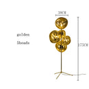 Axyaa Minimalist LED Floor Lamp with Remote Control Dimming for Living Room, Bedroom, Study