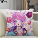 Axyaa Hypnosis Mic Pillowcase Cover 45x45cm Zipper Square Home Decoration.
