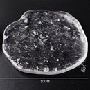 Axyaa Glass Dinner Plates Set - Restaurant Tableware for Desserts, Snacks, Sushi, Cakes
