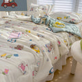 Axyaa Summer Thin Cotton Quilt - All Season Comforter with Soybean Fiber Fillers