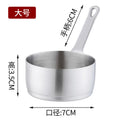 Axyaa Stainless Steel Sauce Pan with Handle and Mini Seasoning Dishes