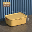 Axyaa Rectangular Storage Box with Lid - Household Closet Organizer