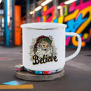 Axyaa Santa Pattern Christmas Coffee Mug Gift Set