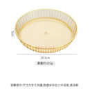 Axyaa Round Fruit Tray Tea Table Cake Tray for High Grade Dried Fruits