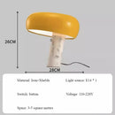 Axyaa Art Mushroom Table Lamp Nordic Modern Marble LED Decorative Light