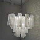 Axyaa French Chandelier with Glass Tube Shades for Luxury Villa Duplex