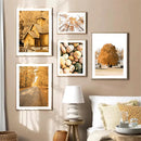 Nordic Forest House Poster Canvas Art Print Wall Pictures by Axyaa for Home Décor