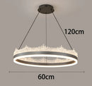 Axyaa Modern Home Decor LED Pendant Light Chandeliers for Living Room