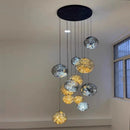 Axyaa LED Pendant Lights Chandeliers for Modern Living & Dining Room Lighting