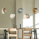 Axyaa Nordic Glass Chandelier LED Ceiling Lamps for Home Decoration