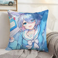 Axyaa Blue Archive Modern Women's Pillowcase 45x45 Decorative Cushion Cover