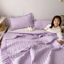 Axyaa Fashion Ruffled Quilted Summer Quilt