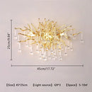 Axyaa Modern LED Branch Chandelier for Living Dining Hotel Hall Decor