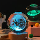 Axyaa Galaxy Planetary Projection Crystal Ball Night Light