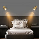 Axyaa Adjustable Gold Aluminum LED Wall Lamp for Bedroom, Bathroom, Corridor - Indoor Sconce Lighting