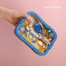 Axyaa Kids' Cartoon Thermal Steel Lunch Box with Spoon - Leak-Proof Bento Box