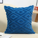 Axyaa White Faux Fur Velvet Pillow Covers 18x18 - Decorative Cushion Cover 45*45