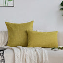 Axyaa Linen Decorative Cushion Covers for Sofa Living Room 45x45cm