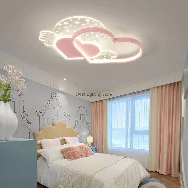 Axyaa Children's Love LED Chandelier: Fun Kid's Room Lighting Solution