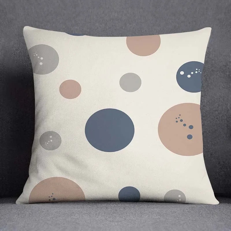 Axyaa Floral Geometric Pillowcase Set Home Decor