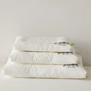 Axyaa White Cotton Sleeping Pillow for Kids and Adults, Neck Health Care Support