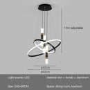 Axyaa LED Pendant Light: Creative Minimalist Home Lighting for Bedroom, Living Room, Bar Counter