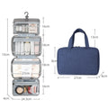 Axyaa Travel Toiletries Bag: Waterproof Hanging Organizer for Bathroom, Makeup & Cosmetics