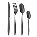 Axyaa Stainless Steel Tableware Set - Knife, Fork, Spoon, 4-Piece Steak Cutlery