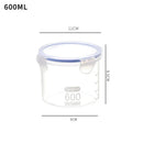 Axyaa Transparent Plastic Grain Jars with Scale, Food Container, Clear Crisper
