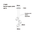 Axyaa Glass Pendant Light: Modern High-end G9 LED Lamp for Living & Dining Room
