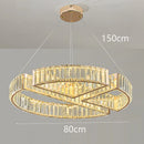 Axyaa Crystal Luxury Chandelier for Living, Bedroom, Dining Room - Indoor Lighting