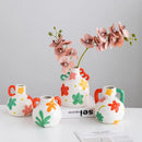 Axyaa Ceramic Vase for Dried Flowers Home Decor - Modern Minimalist Living Room Centerpiece